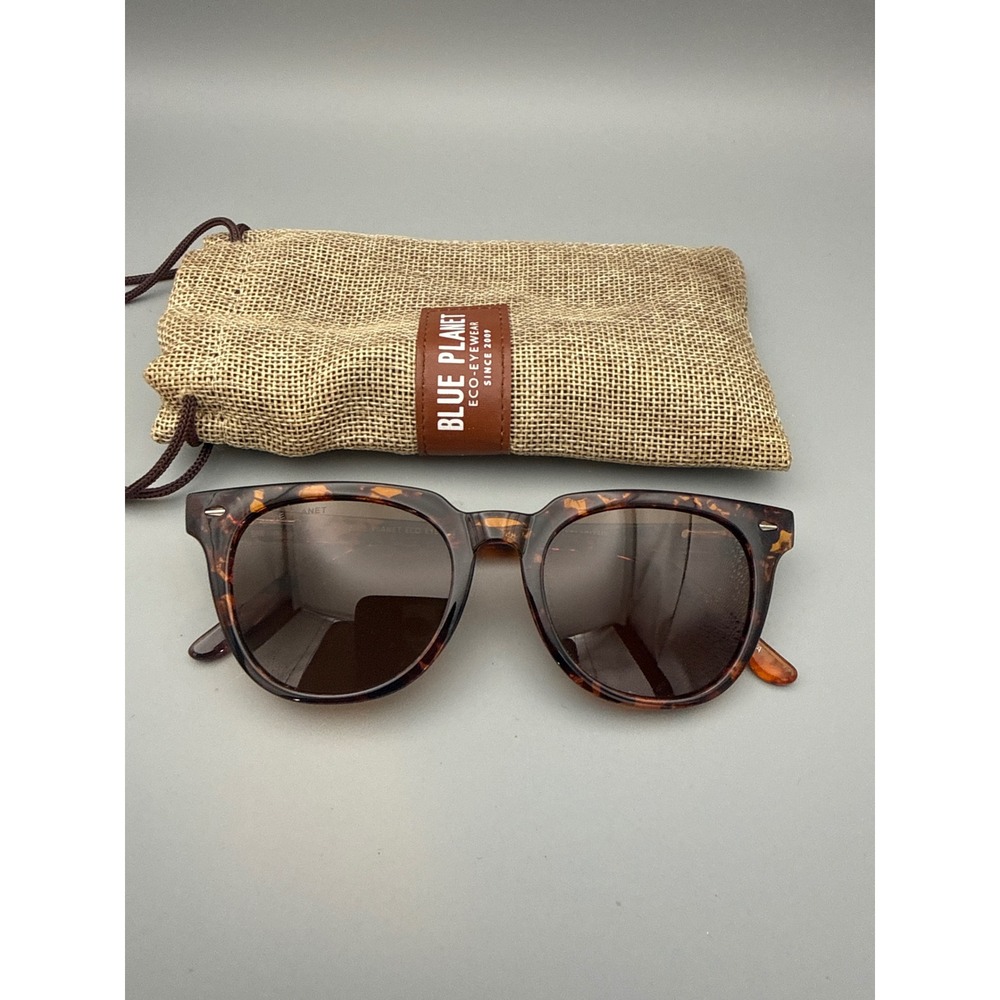 Blue Planet Auden Sunglasses Unisex OS Tortoise Good Polarized Eco-Eyewear